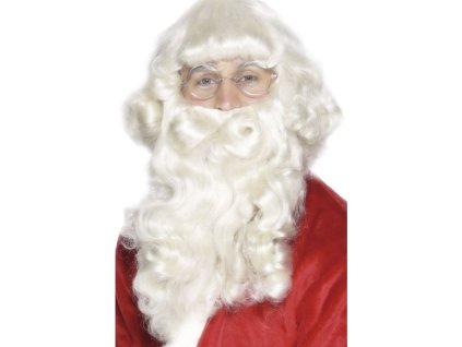 Santa  vousy a paruka deluxe  38 cm