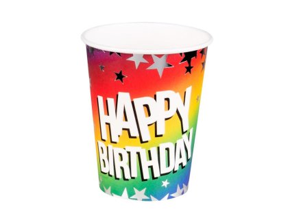 Kelímky Happy Birthday -10ks