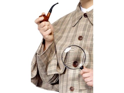 Sada - Detektiv Sherlock Holmes lupa, dýmka