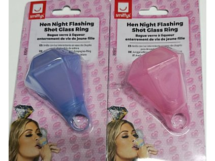 Prsten - paňák barevný blikací