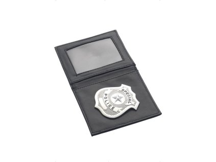 Peněženka  s odznakem policie