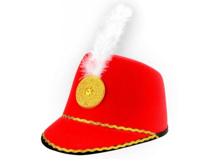 Klobouček mažoretka červený