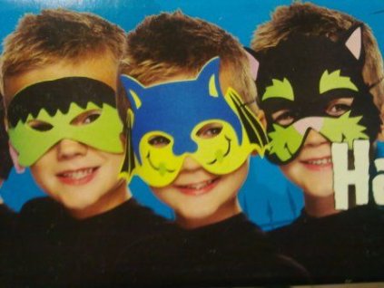 Škraboška pro děti  Halloween