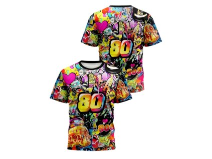 Tričko  80. léta barevné