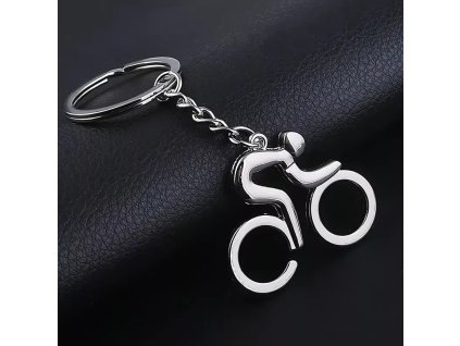 Přívěšek na klíče cyklista
