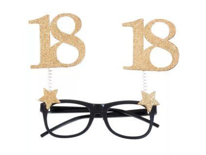 Brýle glitrové 18 let