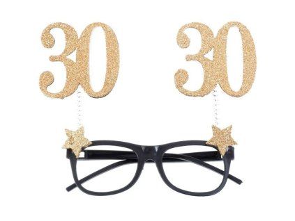 Brýle glitrové 30 let