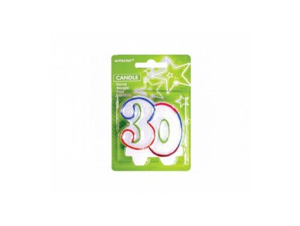 Svíčka - 30 barevná