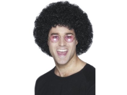 Paruka afro economy černá