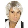 Platinová pánská paruka Boy Band 90. léta
