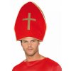 Čepice  - Mikuláš červená - MITRA