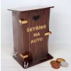 Pokladnička kadibudka dřevěná - Šetříme na auto