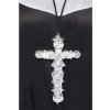 Kříž stříbrný  15cm