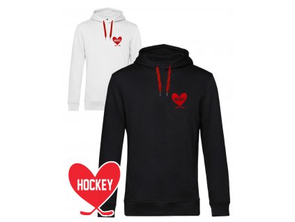 Mikina - hockey heart  Pánské, dámské