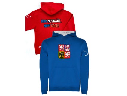 Dětská mikina - kdo neskáče, není čech
