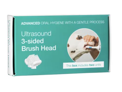 Cleany Teeth 3-sided Brush Head 2ks - třístranné hlavice pro ultrazvukový kartáček
