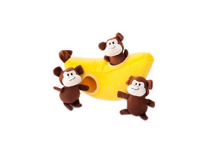 ZippyPaws - Opičky v banáne