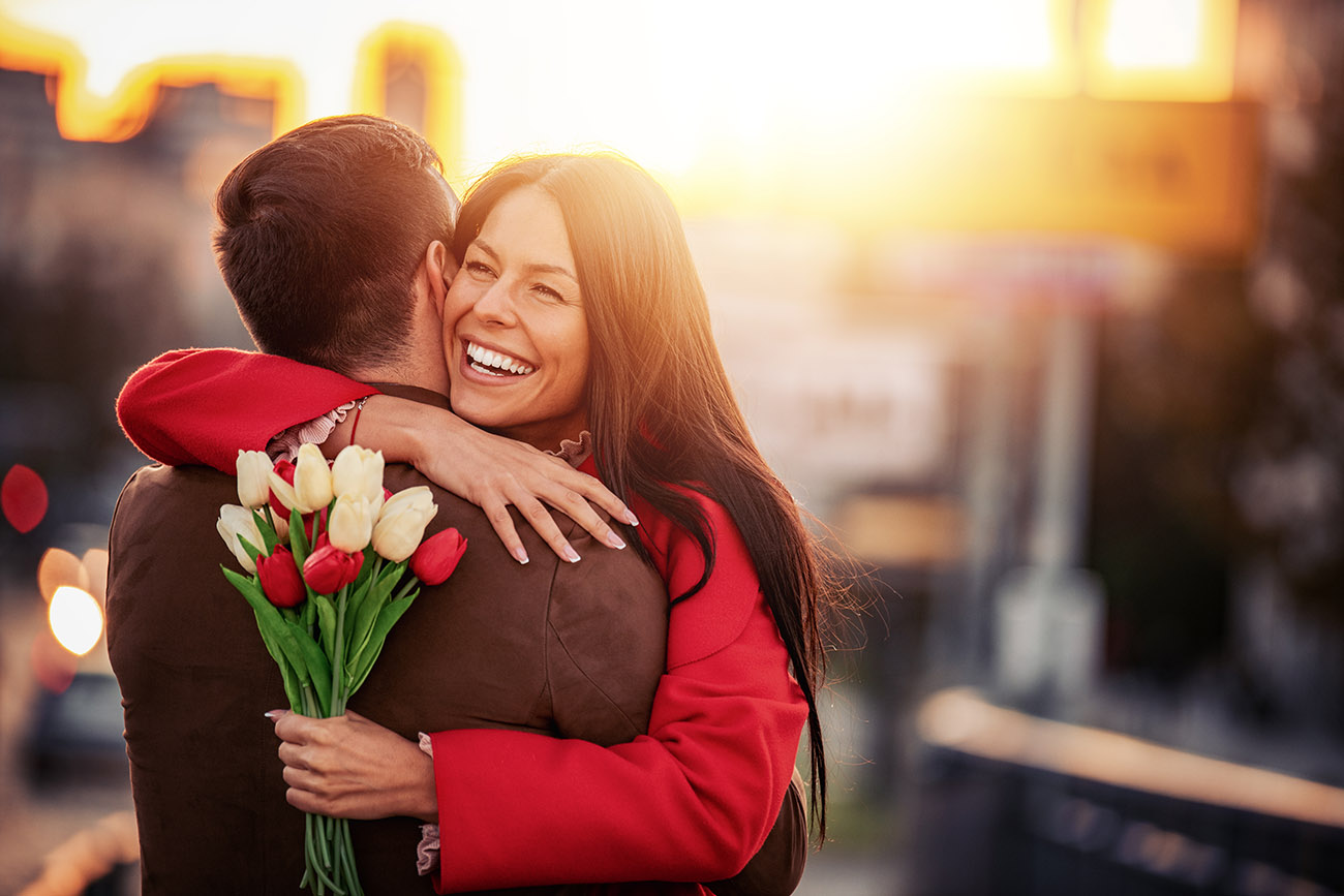 Valentinsgeschenk für eine Frau