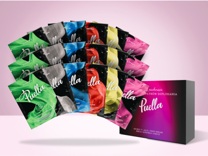 Geschenkverpackung mit Puella-Proben, 18 Stück