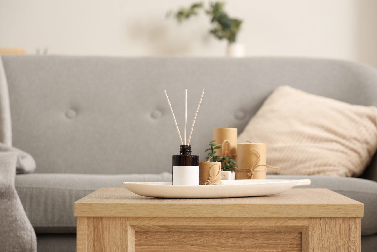 Stabdiffusor im Wohnzimmer