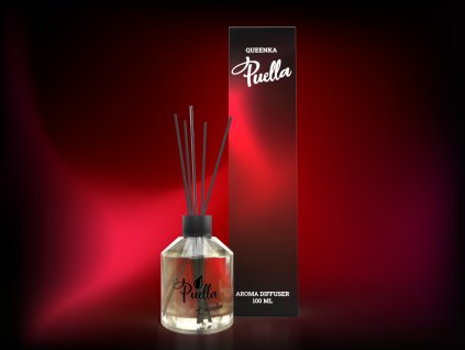 Puella-Duftdiffusor mit Stäbchen Queenka 100 ml
