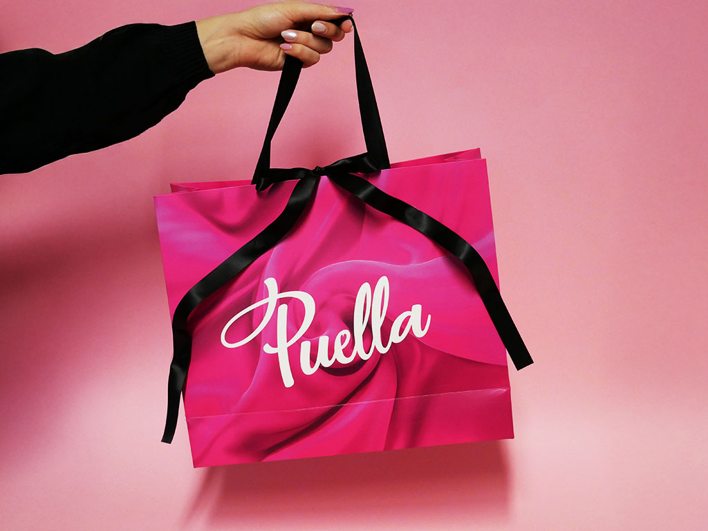 Puella Luxus-Geschenktasche - die perfekte Ergänzung für jedes Geschenk variant: Puella Luxus-Tasche L (240 x 100 x 320 mm)