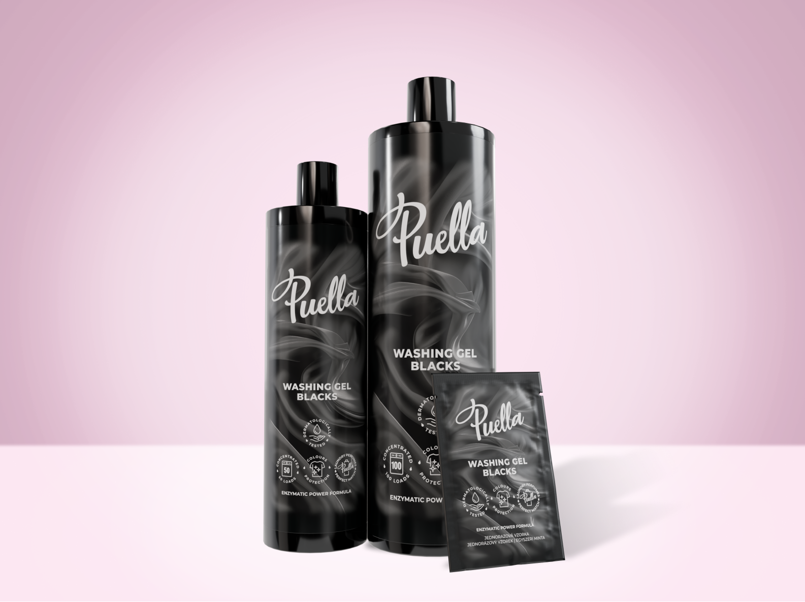 Puella Wäschegel für schwarze Wäsche | Farbenschutz und Sauberkeit Variante: 1000ml (100 Waschladungen)