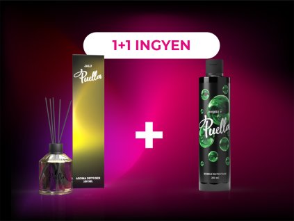 Romantikus este – Kedvezményes illatos szett: Puella pálcás illatosító + AJÁNDÉK fürdőhab