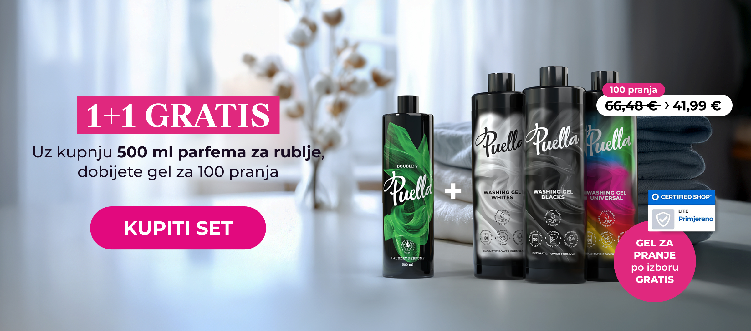 Parfum + 1L gél zadarmo