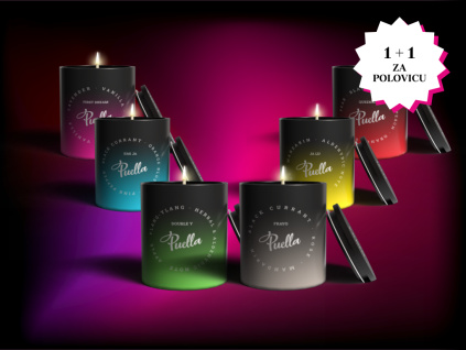 sviečky 1+1 za polovicu