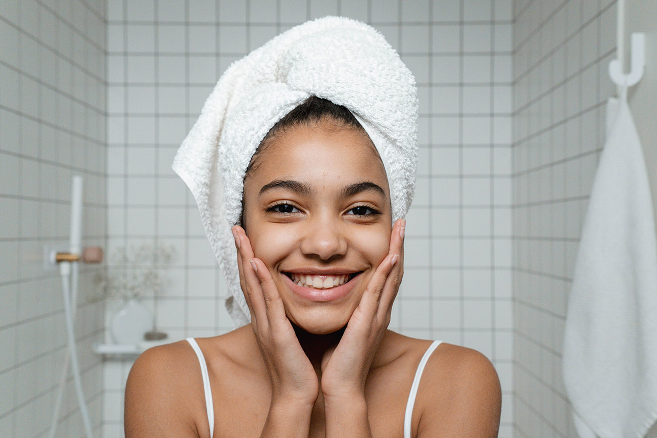 Pelle idratata dopo il bagno