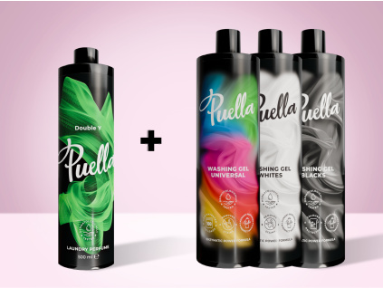 Set conveniente per 100 lavaggi: Profumatore per bucato + detersivo liquido GRATIS