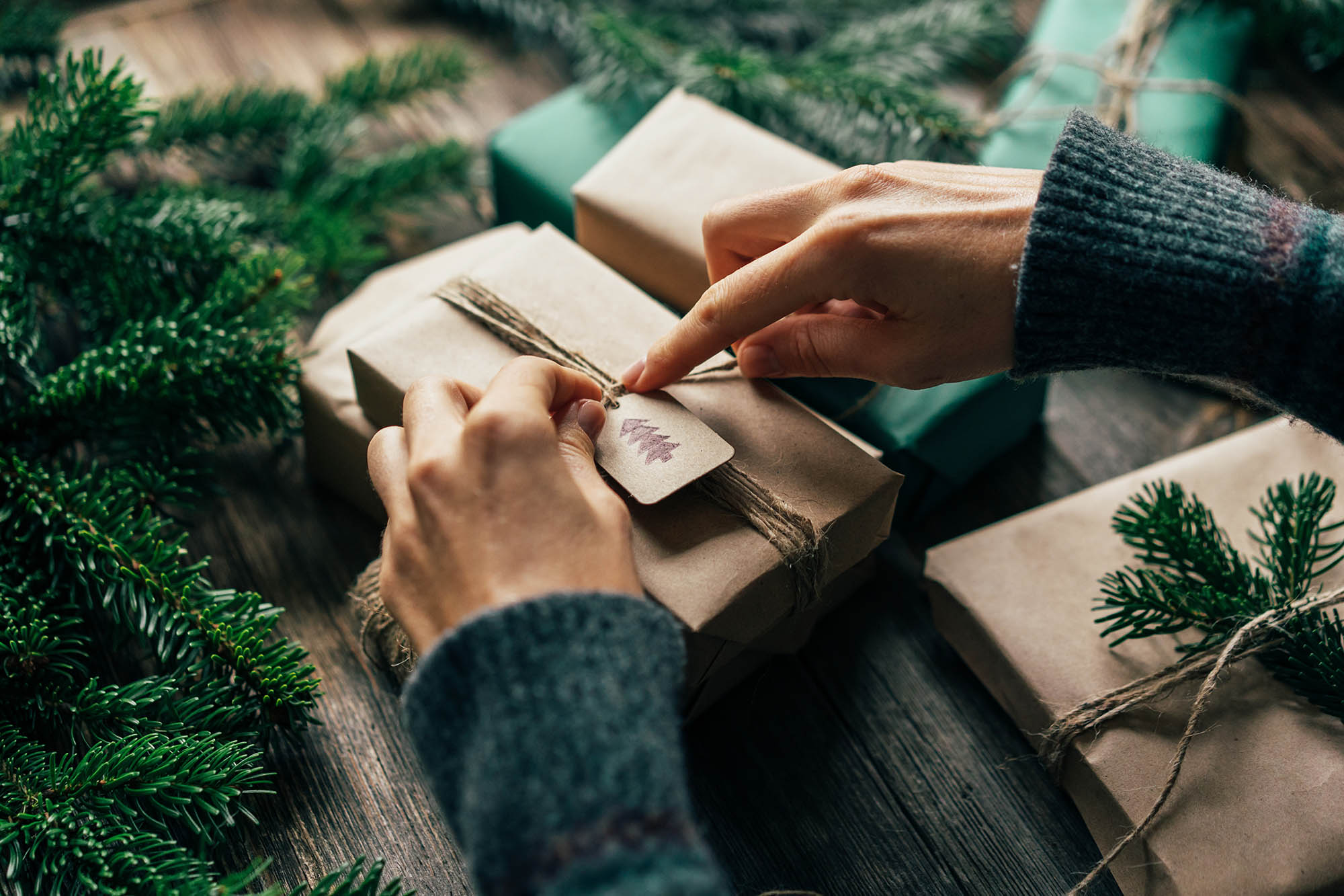 Christmas gift package