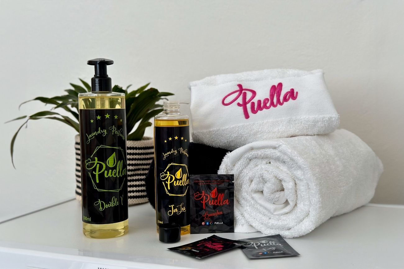 Laundry perfumes and towels