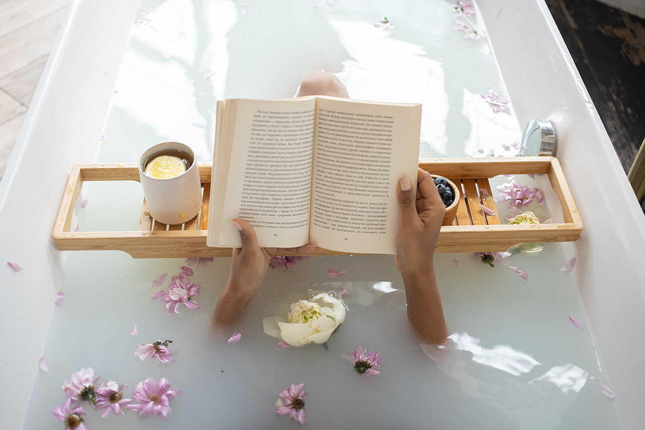 Relax in a fragrant bath