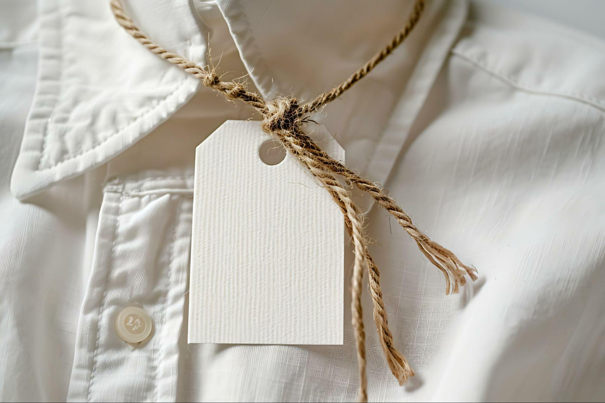 shirt with a scented tag