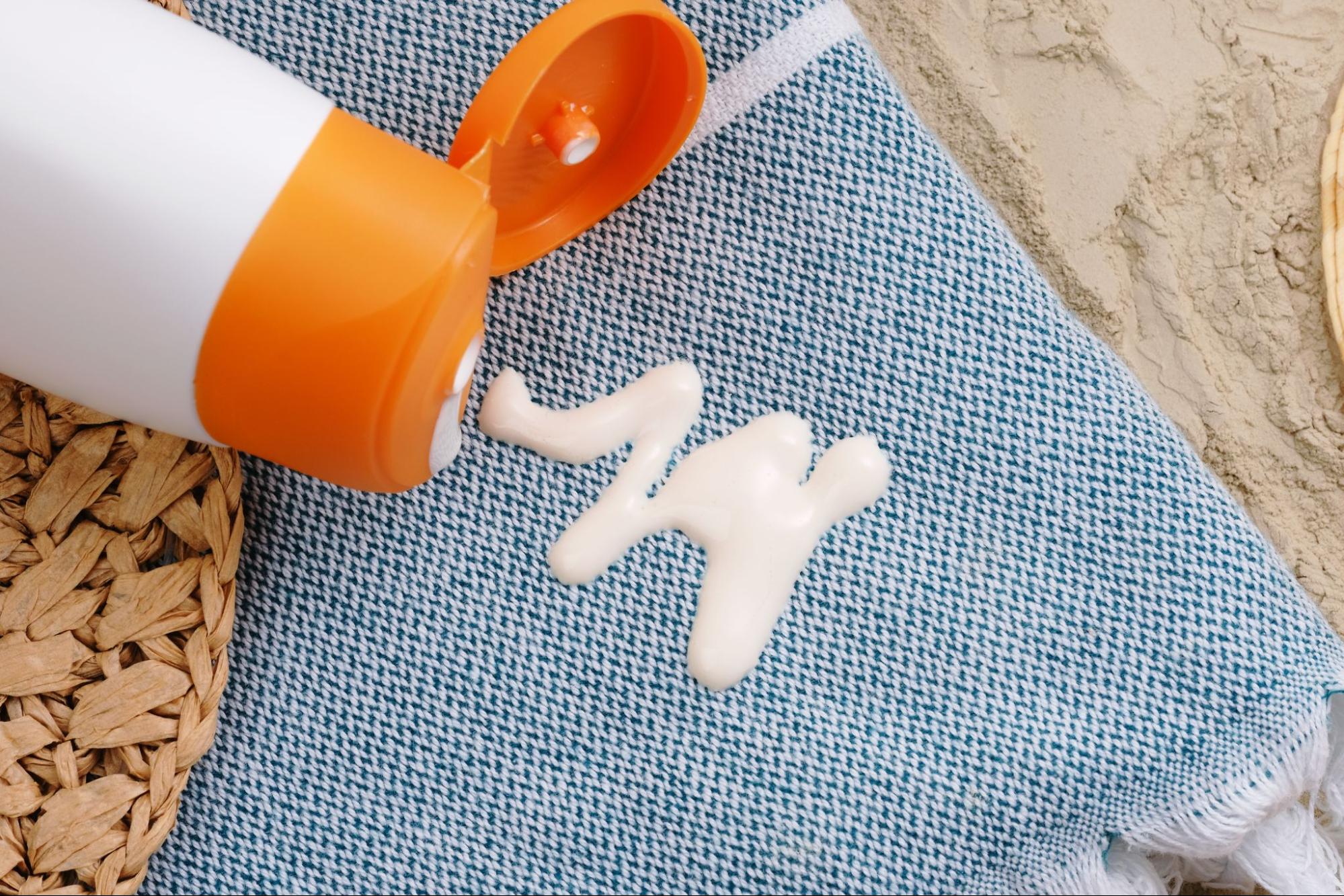 sunscreen stain