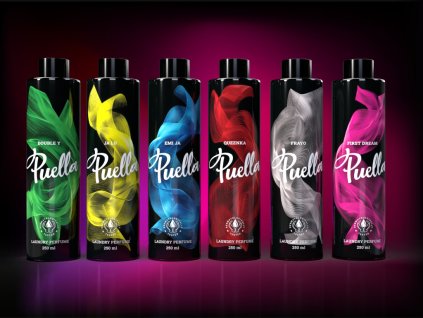 Medium Set of Puella Laundry Perfumes, 6 x 250 ml