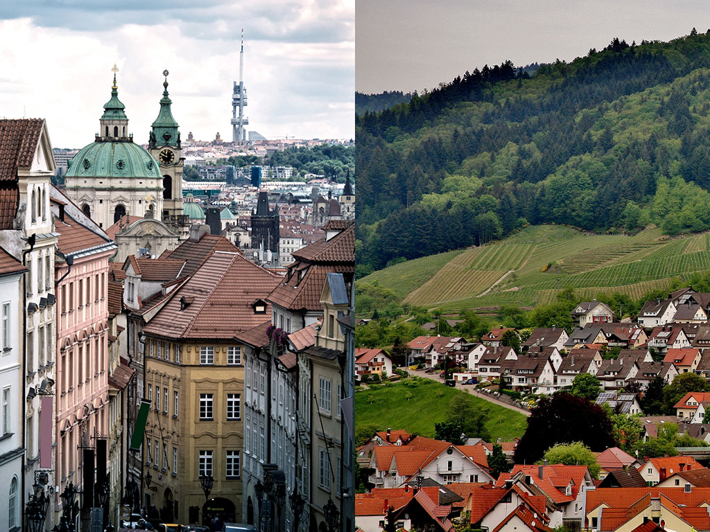 veľké mesto alebo malá dedina