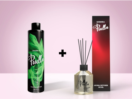Výhodný set: Parfum na 50 praní + 100 ml vonný difuzér LEN ZA 7€