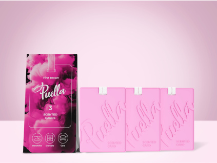 Puella voňavá karta First Dream - trojbalenie
