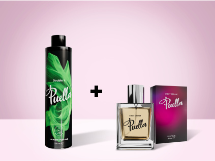 Výhodný set: parfum na 50 praní + 50 ml parfum na telo LEN ZA 9€