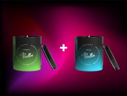 Puella vonná sviečka: Akcia 1+1 zadarmo