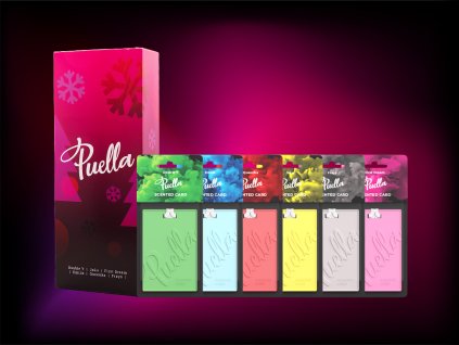 Voňavé karty Puella – vianočná darčeková sada všetkých vôní