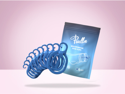 Multifunkčné párovače ponožiek, modré, 10 ks