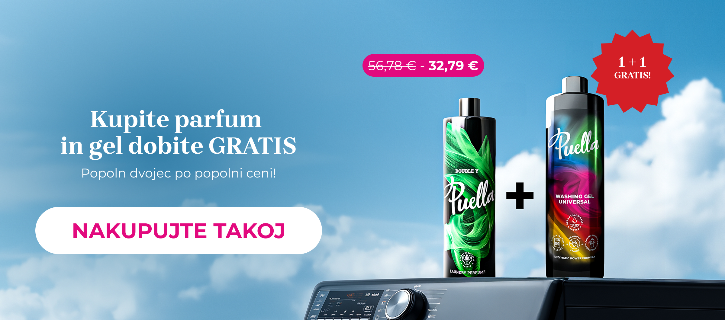 Parfum + 1L gél zadarmo