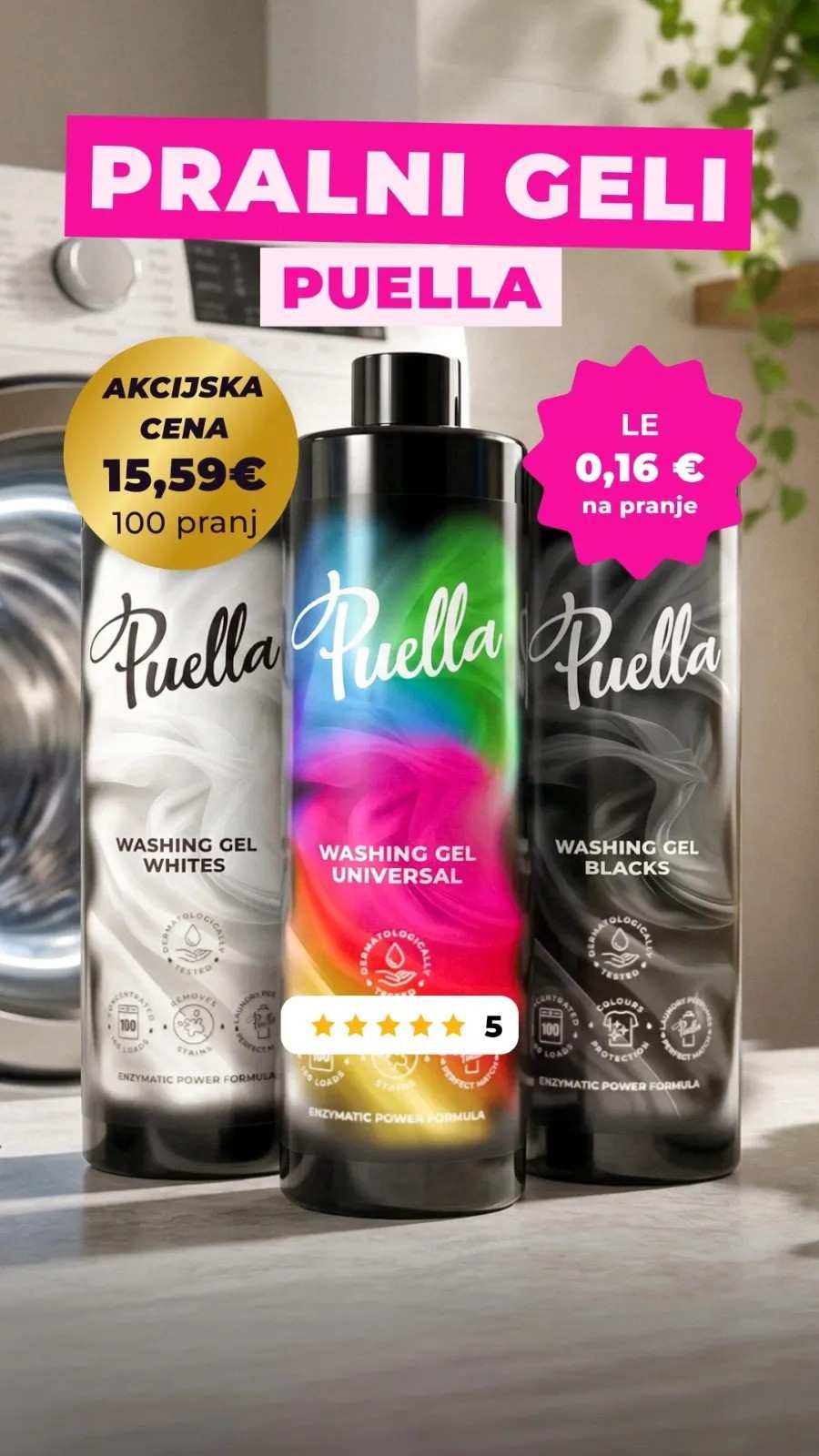 Pralni geli Puella