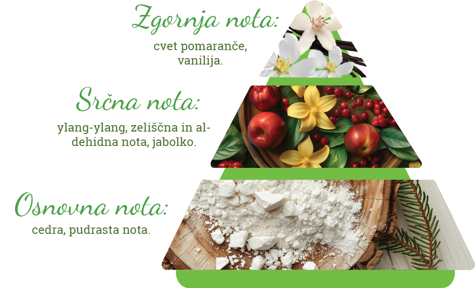 Sestava vonja parfuma
