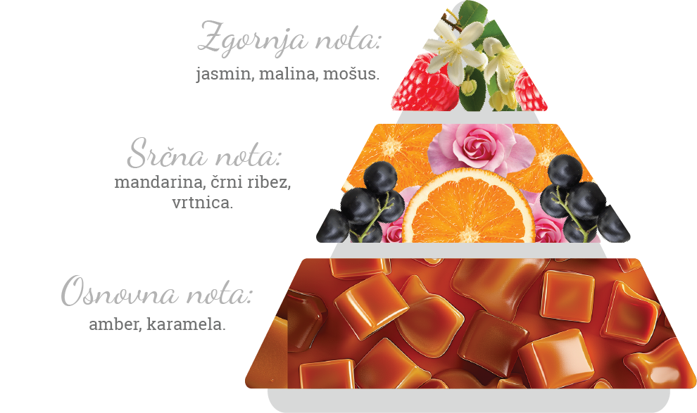Sestava vonja parfuma