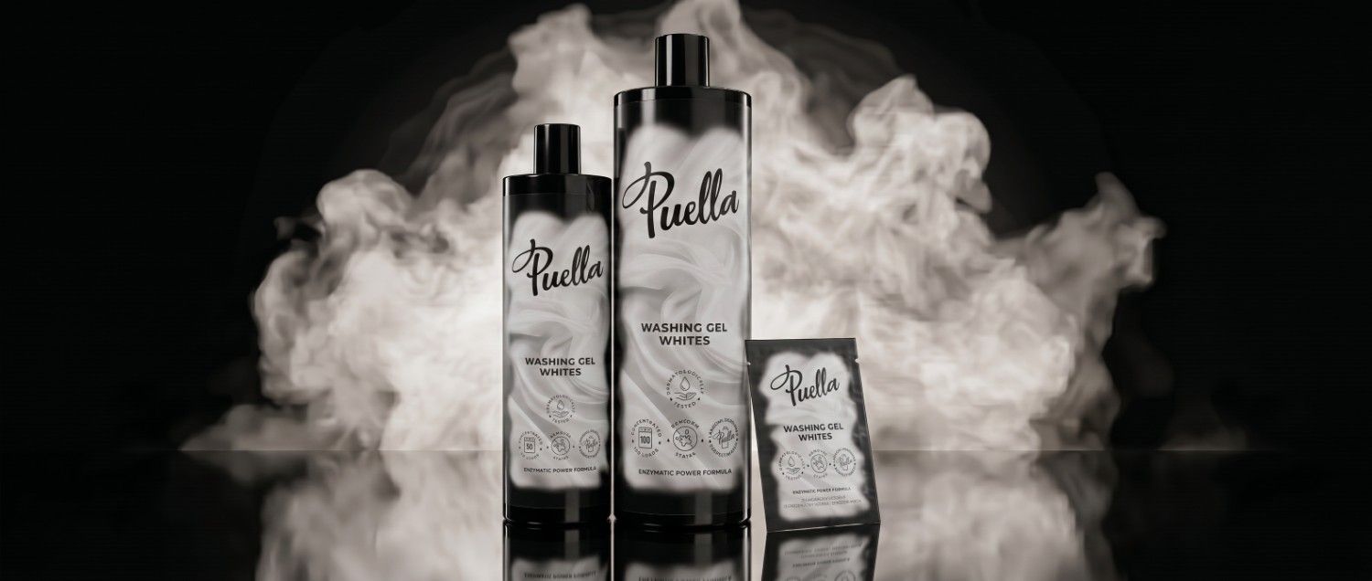 Gel za pranje za belo perilo Puella